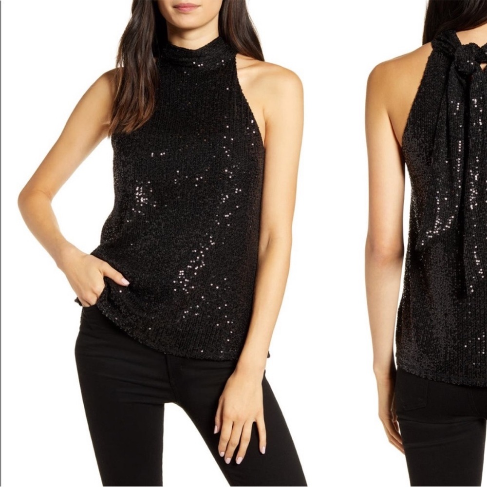 Chelsea 28 | Black Sequin Top